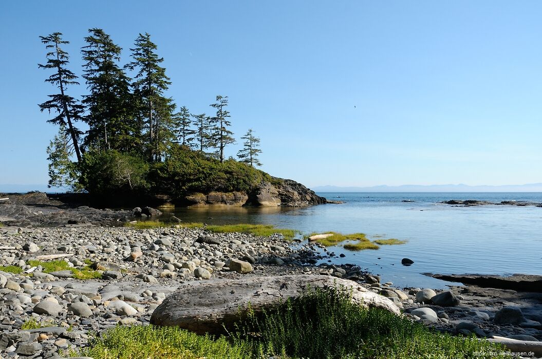 Der Juan de Fuca Trail auf Vancouver Island bietet auch für eine Tageswanderung ein wildes Westküstenerlebnis, ganz wie der große Bruder im Norden - der West Coast Trail.