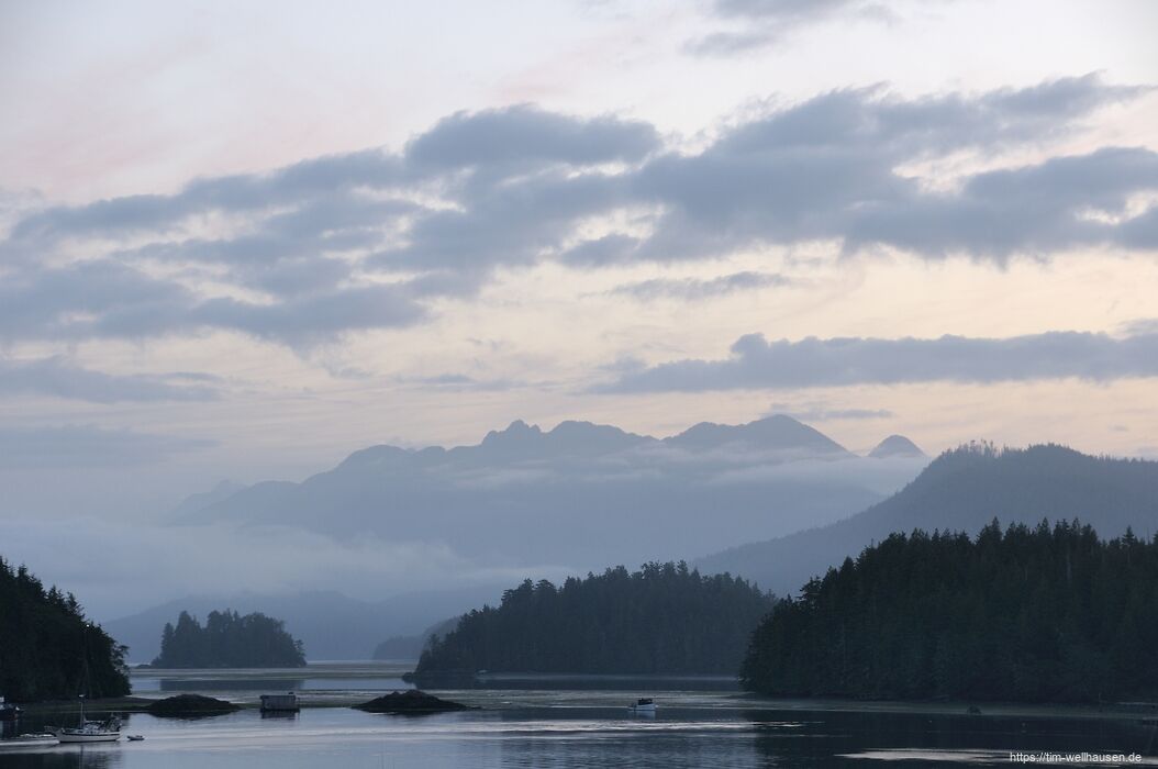 Morgenstimmung bei Tofino...