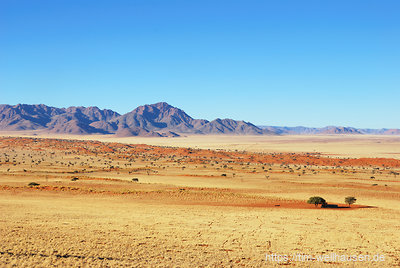 Ausgangspunkt einer dreitägigen Wanderung mit Tok Tokkie Trails durch die Ausläufer der Namib im Namib Rand Reserve - ein wirklicher Höhepunkt einer Namibia-Reise.